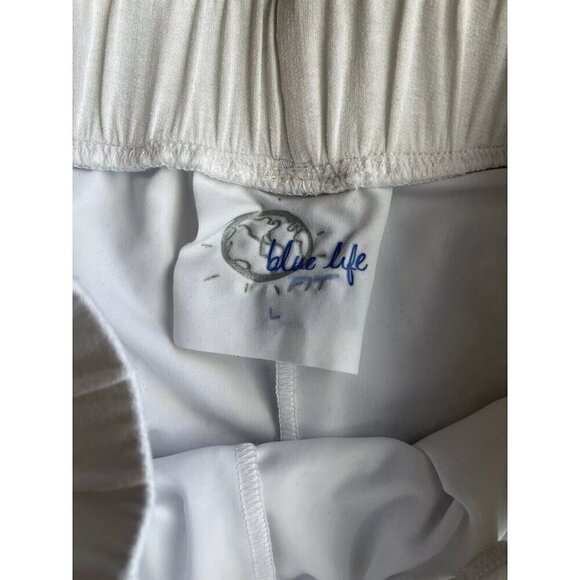 Blue Life Women's White Mesh Track Pants Size Large $140 New without tag - Picture 11 of 14